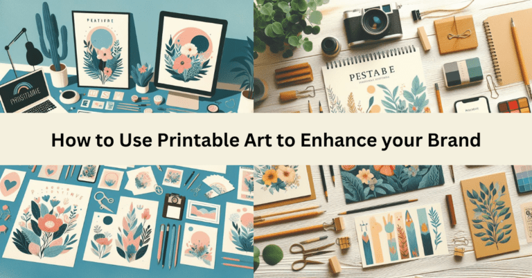 How to Use Printable Art to Enhance your Brand