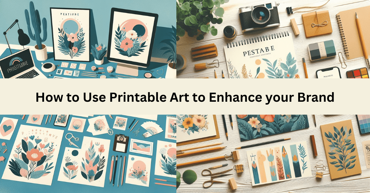 How to Use Printable Art to Enhance your Brand