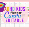 ADHD planner for kids-ubuydigitals.com