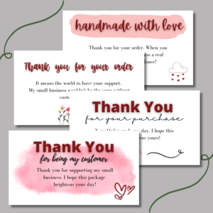 small business thank you cards-ubuydigitals