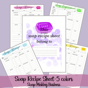 soap recipe sheet-ubuydigitals.com