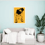 Abstract minimalist aesthetic women with thin lines-ubuydigitals.com