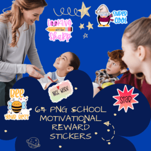 64 School Motivational Reward Stickers-ubuydigitals.com