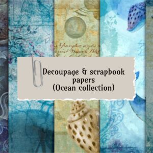 Sheets & Labels-Decoupage Bundle-ocean