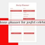 Christmas Planner for Joyful Celebrations: ubuydigitals.com