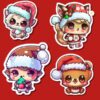 Christmas Sticker Set-ubuydigitals.com