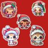 Christmas Sticker Set-ubuydigitals.com