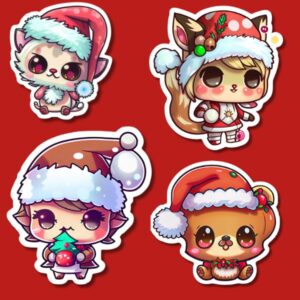 Christmas Sticker Set-ubuydigitals.com