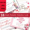 16 Simple Romantic Valentine Cards-ubuydigitals.com