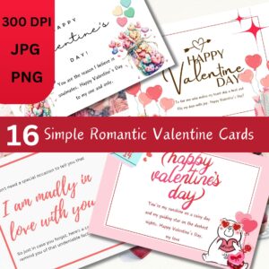 16 Simple Romantic Valentine Cards-ubuydigitals.com