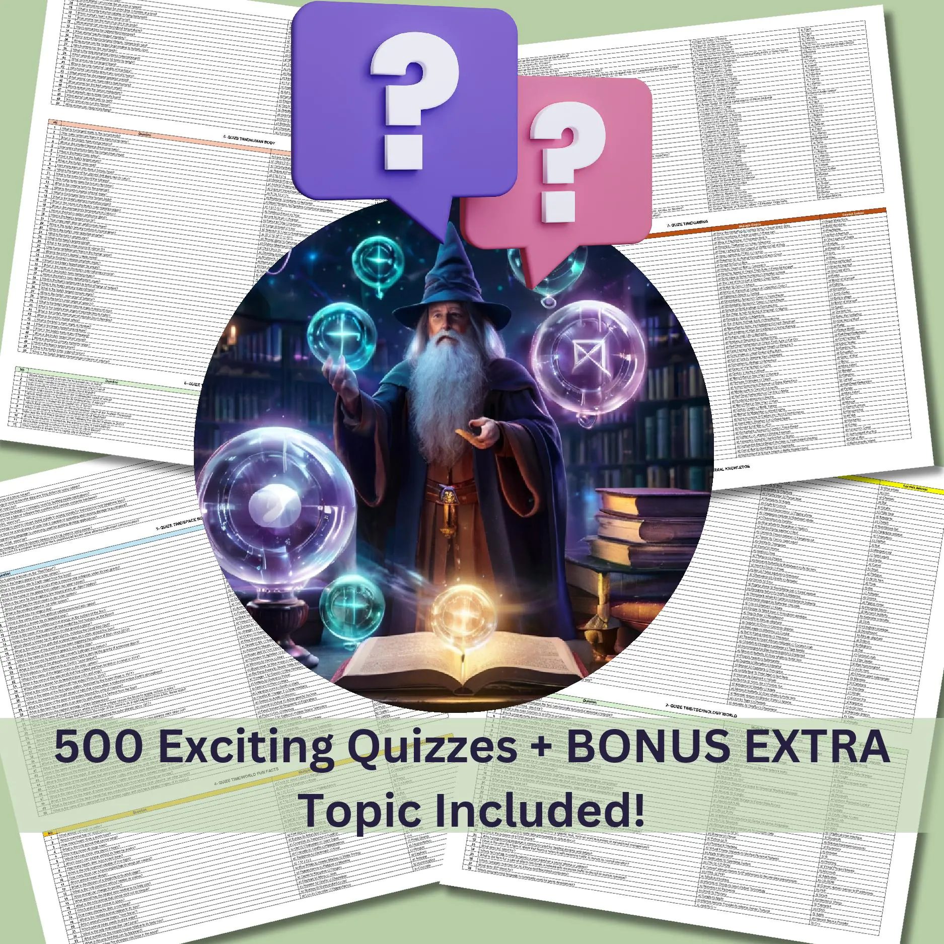 Quiz Wizard Excel-ubuydigitals.com