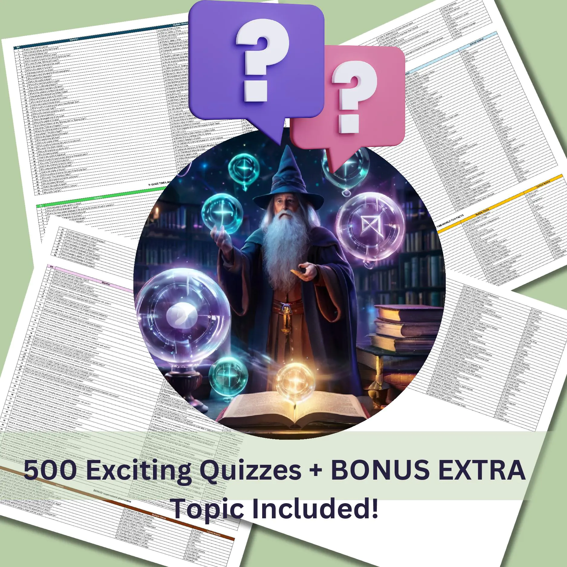 Quiz Wizard Excel-ubuydigitals.com