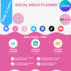 Social Medial Planner Templates-ubuydigitals.com