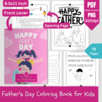 Father's Day Coloring Book for Kids-ubuydigitals.com