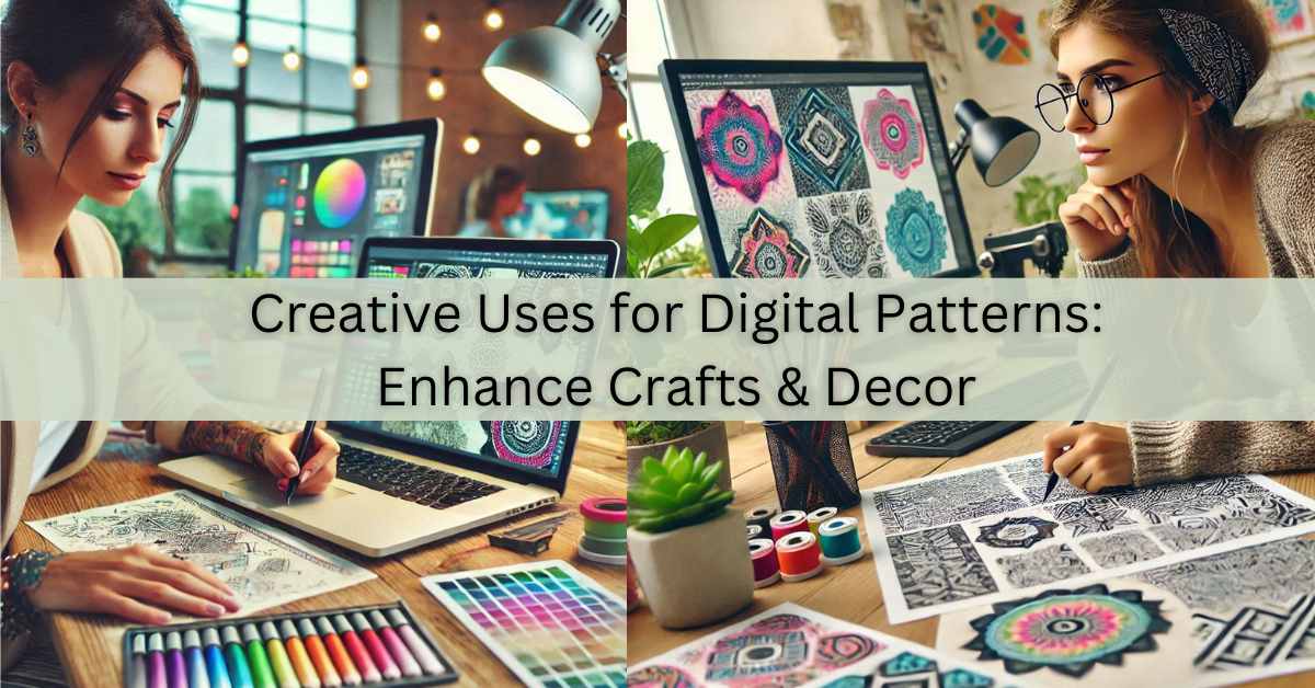 Creative Uses for Digital Patterns Enhance Crafts & Decor-ubuydigitals.com