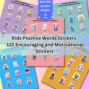 Kids Positive Words Stickers – ubuydigitals.com Kids Positive Words Stickers - ubuydigitals.com