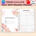 5 Year Monthly Planner 2025-2029-ubuydigitals.com