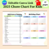 2025 Chore Chart For Kids-ubuydigitals.com