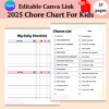 2025 Chore Chart For Kids-ubuydigitals.com