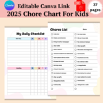 2025 Chore Chart For Kids-ubuydigitals.com