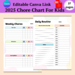 2025 Chore Chart For Kids-ubuydigitals.com