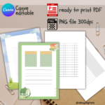 77 Editable A4 Lined Stationery Pages-ubuydigitals