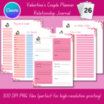 Valentine’s Couple Planner-ubuydigitals.com